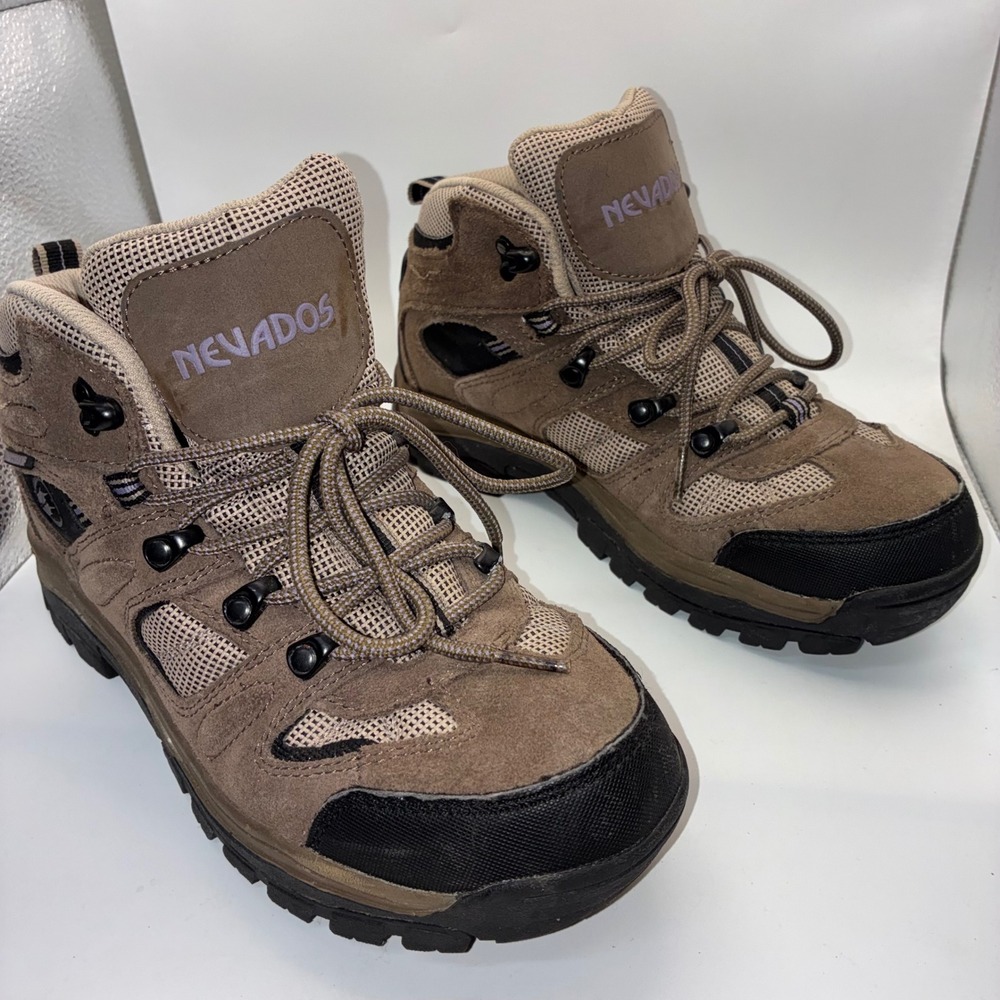 Nevados Klondike WP Waterproof Hiking Boots Brown Tan Womens 8.5 V1173WEXT